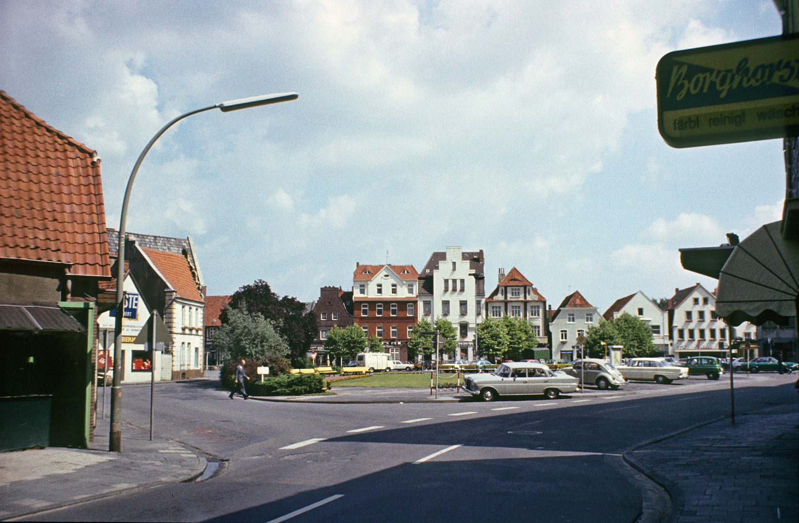 Foto des Lingener Marktplatz zur Gründungszeit des Heimatvereins