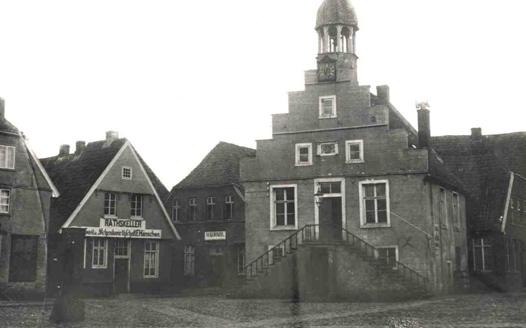 Stadtbrand und Rathausbau Lingen