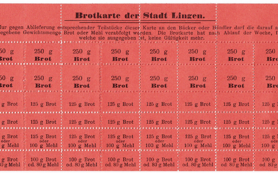Die Brotkarten der Stadt Lingen