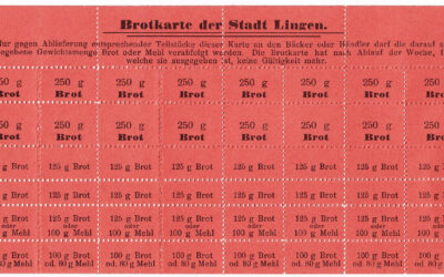 Die Brotkarten der Stadt Lingen